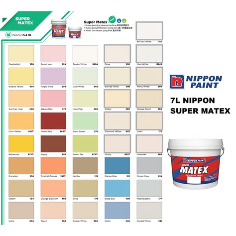 L Nippon Super Matex Paint Maxi White Putih Wall Ceiling