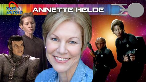 Annette Helde Boldly Goes From Stage To Screen Trek Untold Youtube