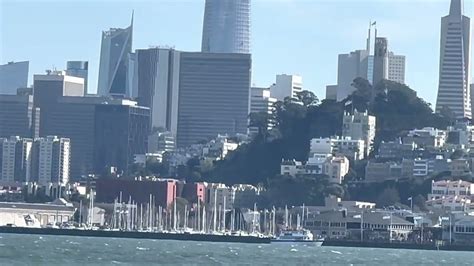 Cruise Ship Bay Bridge San Francisco Downtown San Francisco Bay