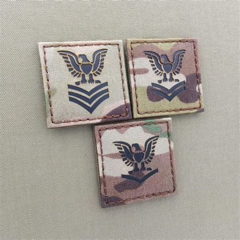Us Navy Petty Officer Ranks Laser Patch【shop Now】