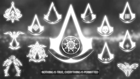 Photo Of Assassin S Creed Logo With Nothing Is True Everything Is