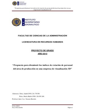 Completable En L Nea Propuesta Para Disminuir La Rotacin De Personal En