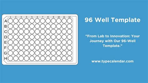 Free Printable 96 Well Plate Templates [Excel PDF, Word] Editable