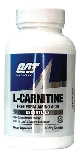 Gat Sport L carnitina 60 Capsulas 500 Mg Envío gratis