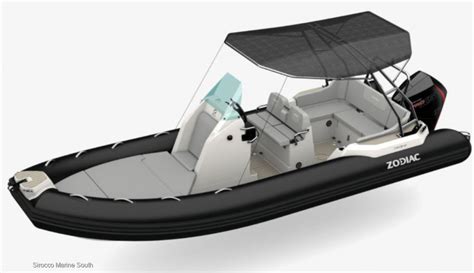 New Zodiac Medline Centre Console Rib With Hypalon Tubes Power