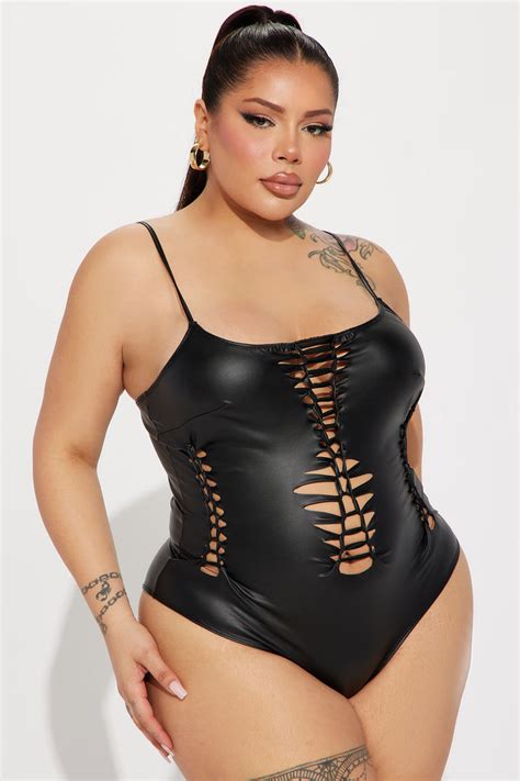 Ahmyra Cut Out Bodysuit Black Fashion Nova Bodysuits Fashion Nova