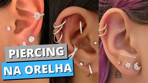 Piercing Na Orelha Tipos E Nomes De Piercings Na Orelha Que V O Te