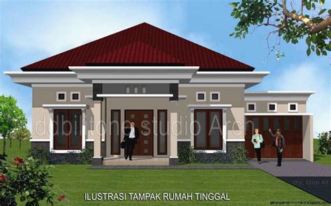 Rumah Atap Limas Modern – Minimalis123