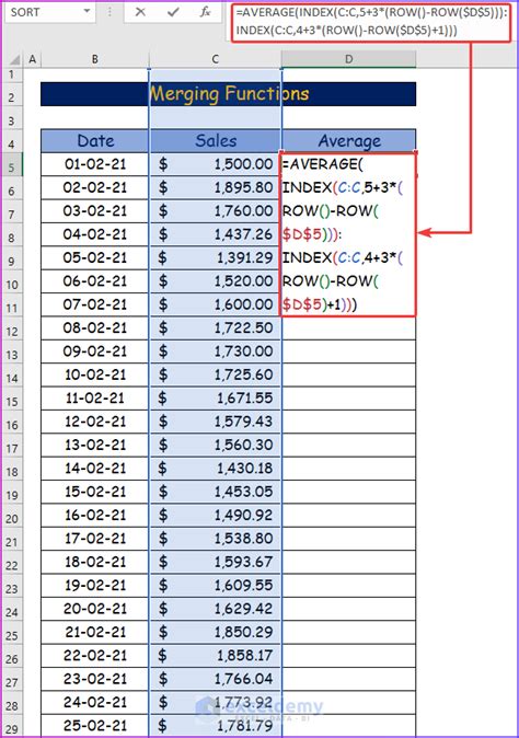 How To Average Every Nth Row In Excel 3 Methods ExcelDemy