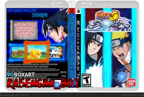 Naruto Ultimate Ninja Storm Playstation Box Art Cover By Rasengan Boi