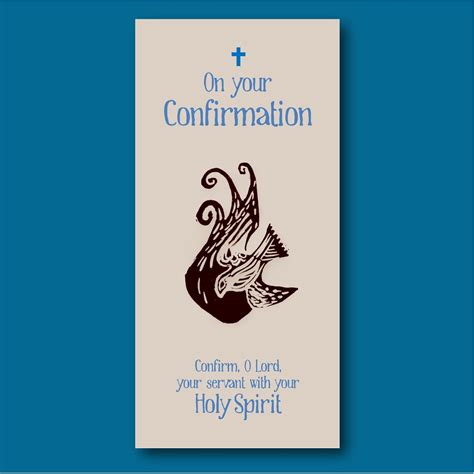 Confirmation cards (pack of 10) – St Clare's