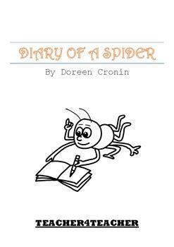 Diary Of A Spider Comprehension Qs Writing Life Cycle Of A Spider