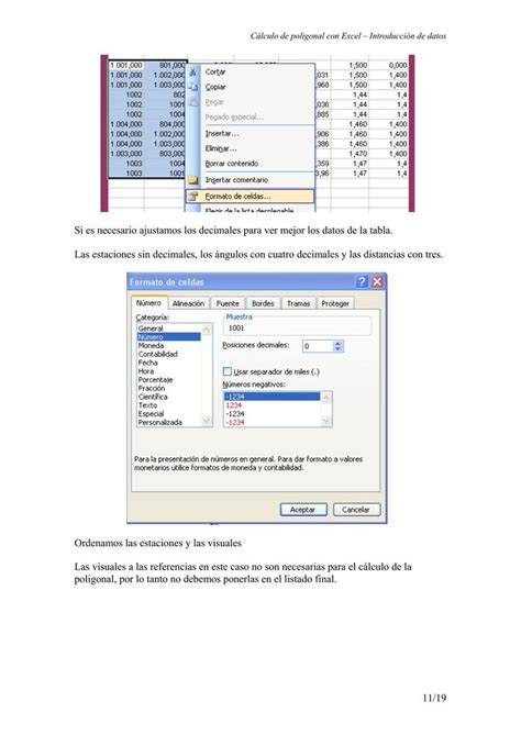 Calculo de poligonal Cerrada en Excel Topografía Apuntes de