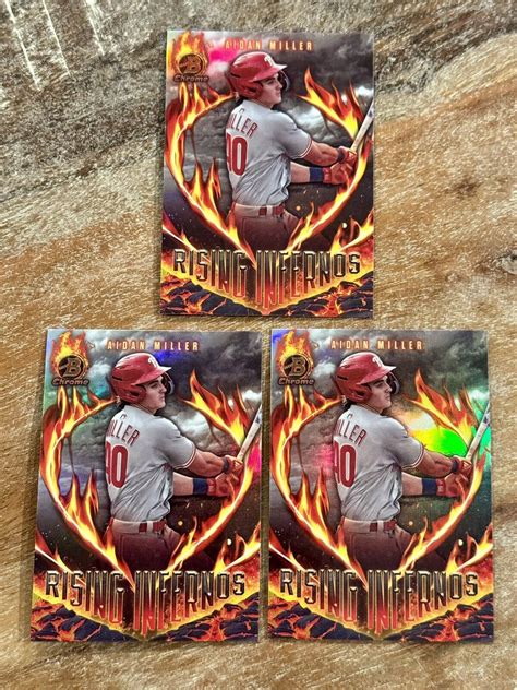 Aidan Miller Bowman Chrome Rising Inferno Sp Phildelphia