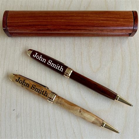 Engraved Wood Pen | Personalized Custom Engraved Pen & Wood Gift Box ...