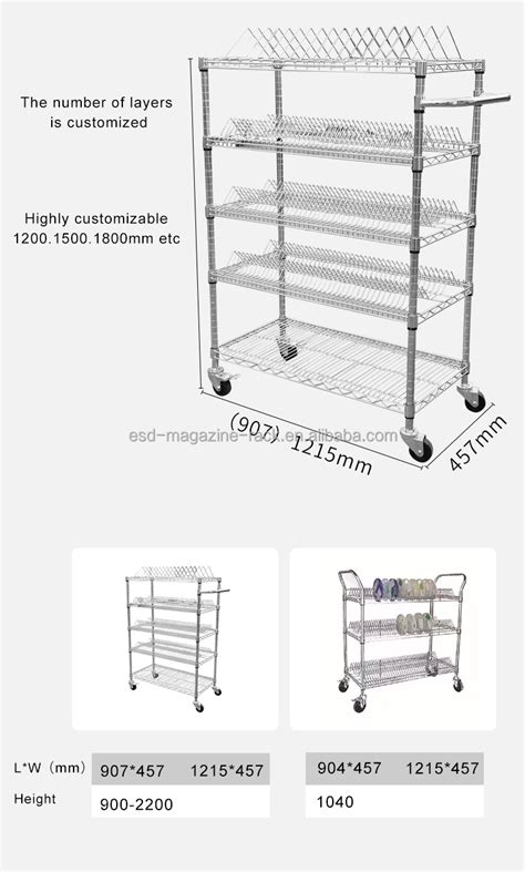 2023 Storage Shelf Chrome Wire Shelf 5 Tiers Wire Shelving Rack Metal