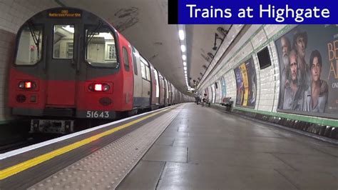 London Underground Northern Line Trains At Highgate YouTube