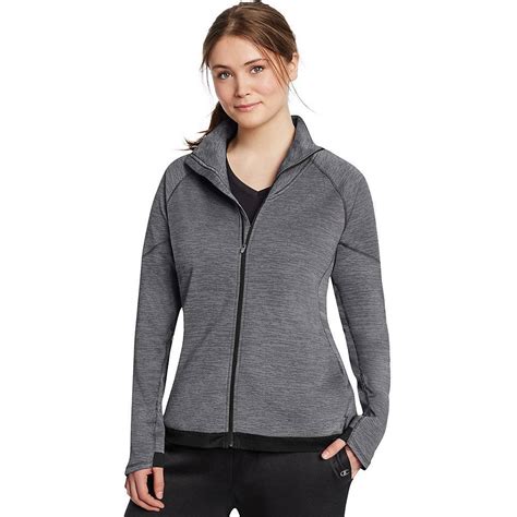 Champion Womens Plus Tech Fleece Full Zip Jacket Qw1039