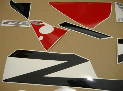 Honda Cbr Rr Fireblade Decals Set Black Red Version Moto