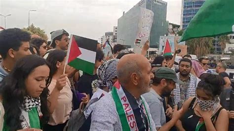 Guerre Gaza Les Tunisiens Manifestent Leur Col Re Devant L