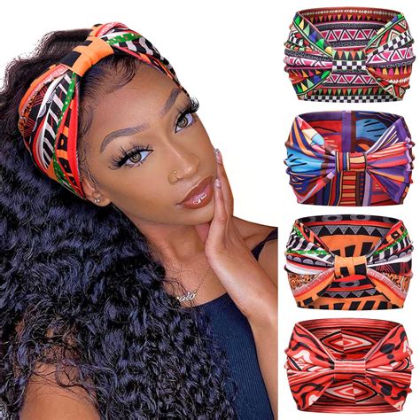 Huachi Wide Headbands For Women Boho Workout Head Bands