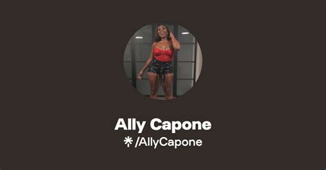 Ally Capone Instagram Tiktok Linktree