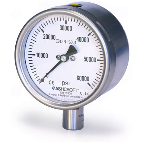 T6500W High Pressure Gauge ASHCROFT Europe Trust The Shield