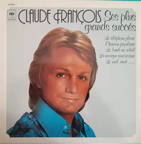 CLAUDE FRANÇOIS SES Plus Grands Succès EUR 19 50 PicClick FR