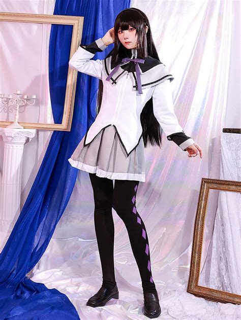 Akemi Homura School Uniform - Madoka Magica Anime - CosplaySpa