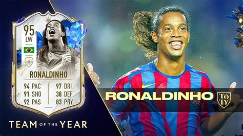 The GOD Of FUT 95 TOTY Icon Ronaldinho Player Review FIFA 23 YouTube