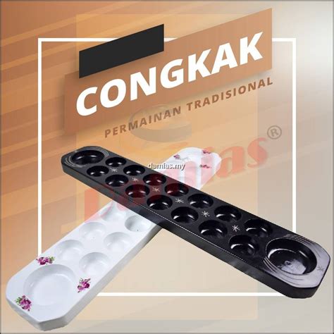 Congkak Permainan Tradisional Melayu, Furniture & Home Living, Furniture, Other Home Furniture ...