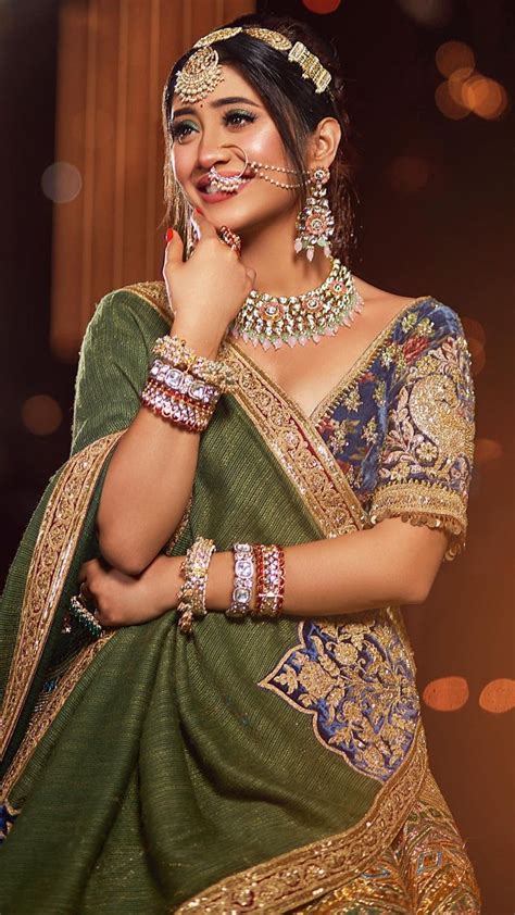 Shivangi Joshi Looks Ethereal In Bridal Photoshoot