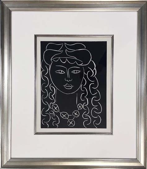 Pablo Picasso Jacqueline Au Bandeau Signed Linocut 1962 By Pablo