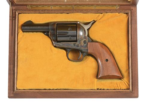 Colt Sheriffs Model Single Action Army Revolver With Display Case