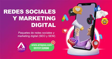 Paquetes De Redes Sociales Y Marketing Digital Seo Y Sem Ariapsa