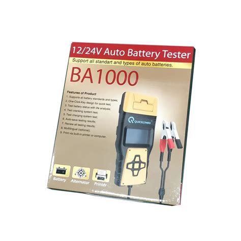 Quicklynks Ba1000 Digital Battery Tester For Vehicle 12v With Printer Buy Car Battery Tester