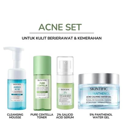 4pcs Paket skintific untuk kulit kering - Skintific Indonesia