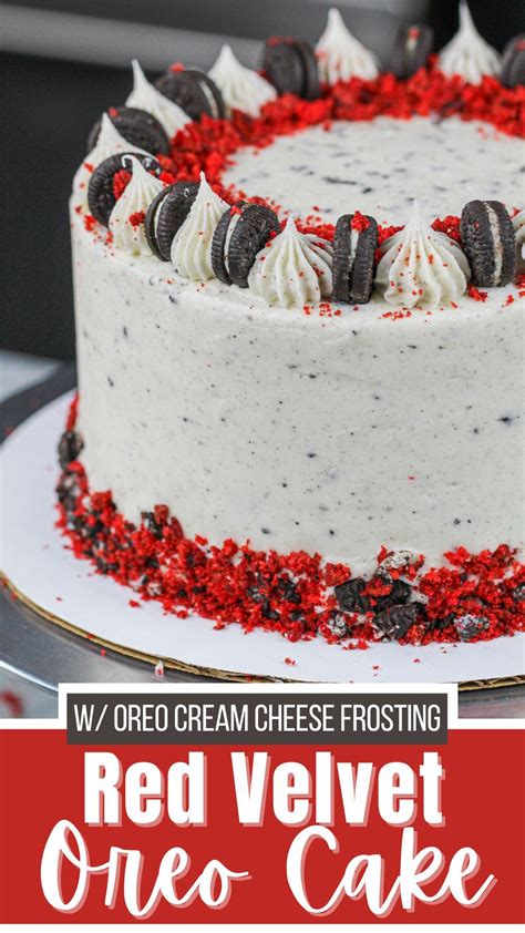 Red velvet oreo cake – Artofit