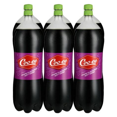 Coo Ee Sparkling Grape Flavoured Soft Drink 6x2lt Superb Hyper