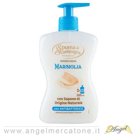 Spuma Di Sciampagna Marsiglia Sapone Crema 500 Ml