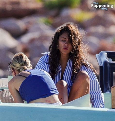 Eiza Gonzalez Looks Sexy In A Blue Bikini As She Enjoys A Day With Friends In Ibiza Photos