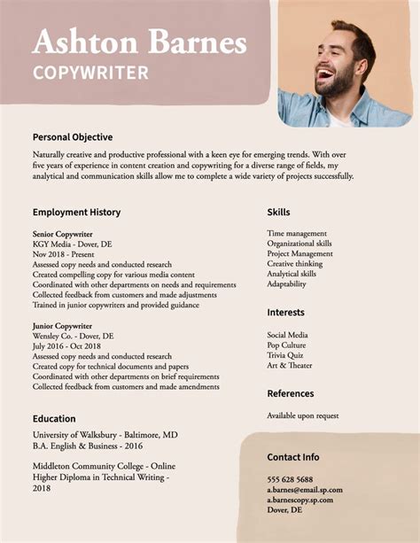 Free Online Resume Builder - Standout Templates | Adobe Express