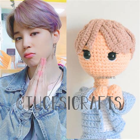 Jimin Amigurumi Pattern Jimin Pattern Dynamite Bangtan Etsy