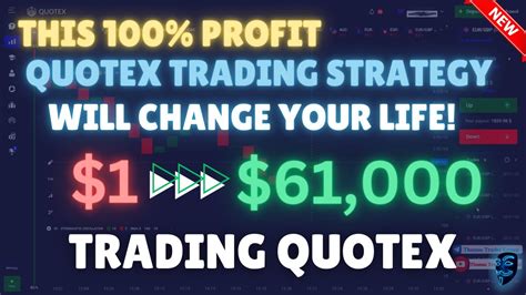 ⛔️try This Quotex 100 Profit Trading Strategy🎯 Turn 1 Into 61000