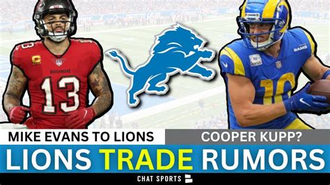 Lions Trade Rumors Mike Evans Or Cooper Kupp Trade Trade For An Rb Or