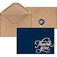 Amazon Cofullsky Pcs Thank You Cards With Envelopes Navy Blue