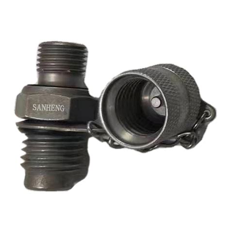 galvanized metric bsp npt unf straight hydraulic test point gauge