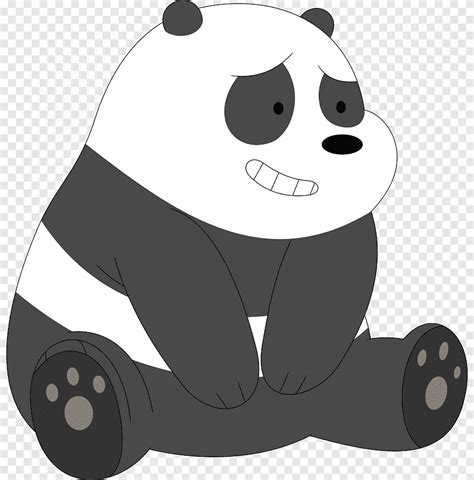 We Bare Bears Panda Bear Smiling Illustration Giant Panda Polar Bear Stirfry Stunts We Bare