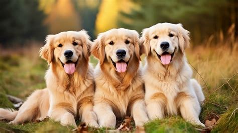 What are the 3 types of golden retrievers?