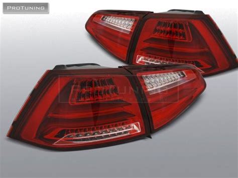 Led Bar Tail Lights Red Whie Fitss Vw Golf In Taillights Buy